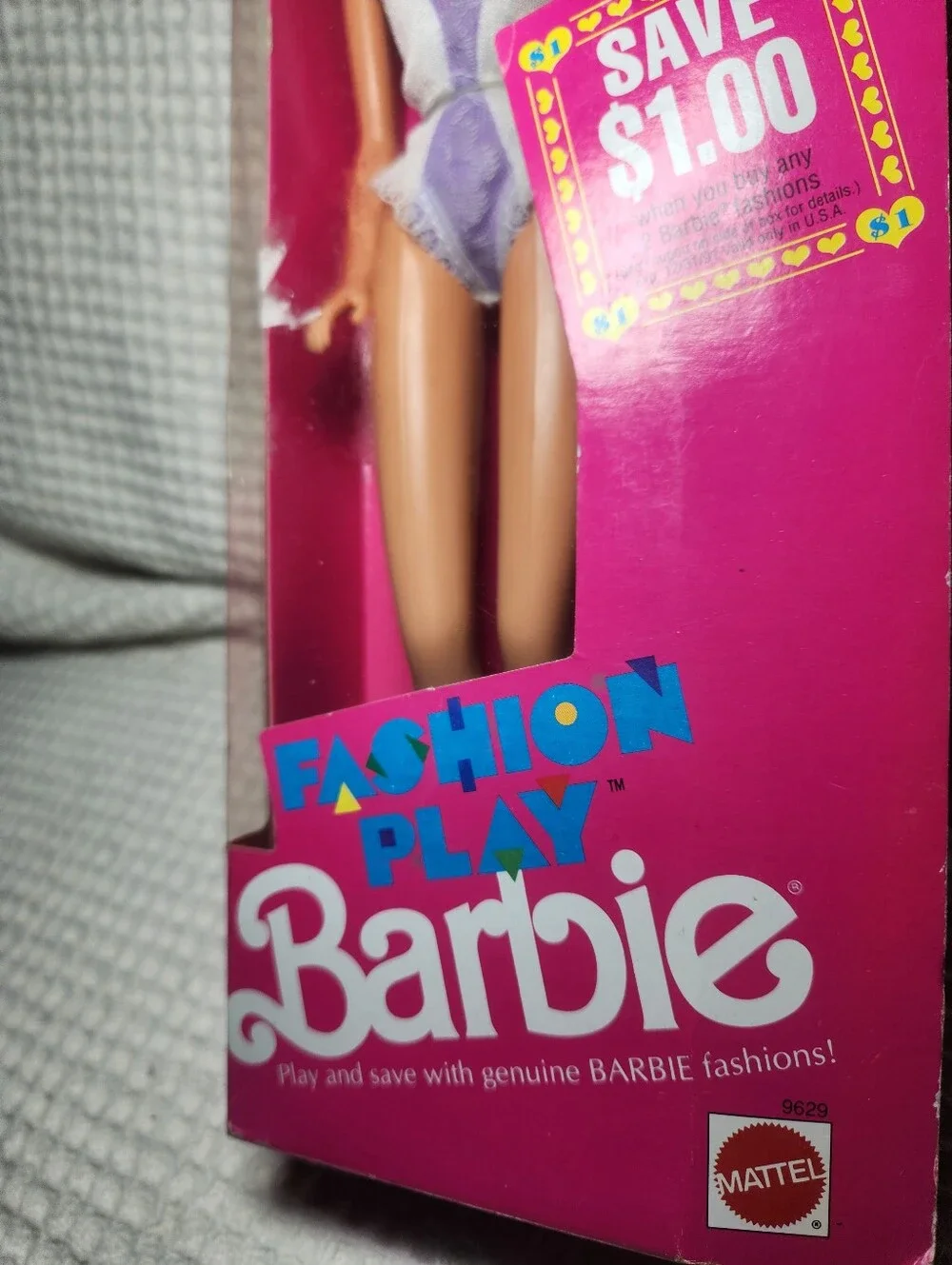 Barbie Fashion Play 1990 New In Box